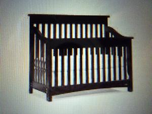 Bonavita convertible crib/double bed and dresser/change