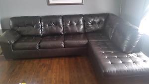 Bonded Leather sectional