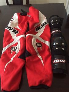 Boys dirt biking gear