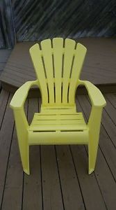 Bright Yellow Lawn Chairs