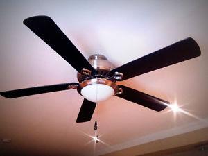 Ceiling fan and Light with Remote Control