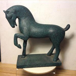 Chinese Imperial Horse Bronze Statue Sculpture Franklin Mint