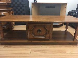 Coffee Table, TV Stand, and 2 End Tables