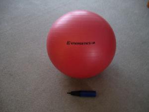 ENERGETICS FITNESS BALL WITH INFLATER PUMP