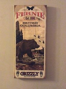 Fernie grizzly bear wall art