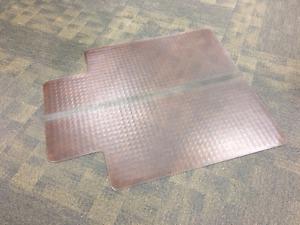 Floor pads for office chairs