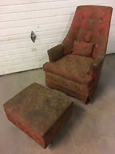 Free vintage chair and ottoman