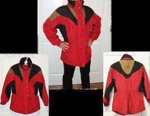 Ladies Red Ski Jacket $60