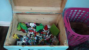 Lego and bin