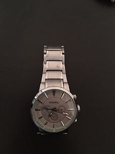 Men's Fossil large face chronograph watch
