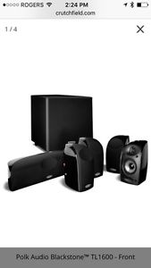 Polk audio 5.1 surround sound theatre speakers system