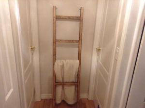 Rustic towel / blanket ladder h 65" w 