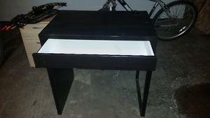 Small Black Desk w Drawer