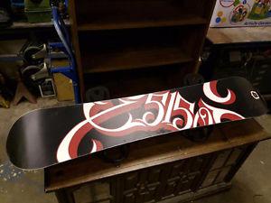  Snowboard, 151 cm, with bindings, good condition