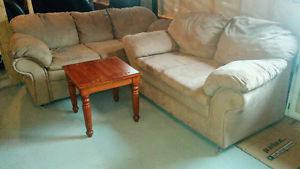 Sofa, Love Seat and Side Table...Need Gone!