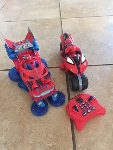 Spiderman Remote control car and toy