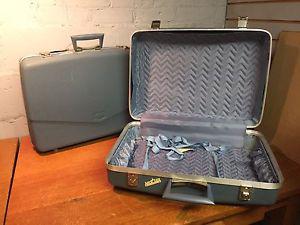 Vintage Blue Air Lite Acme Luggage