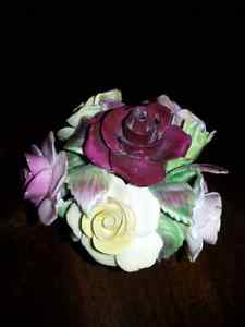 Vintage Porcelain Cluster of Roses