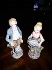 Vintage Porcelain Statues