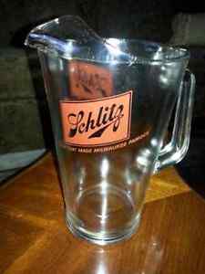 Vintage Schlitz Beer Pitcher