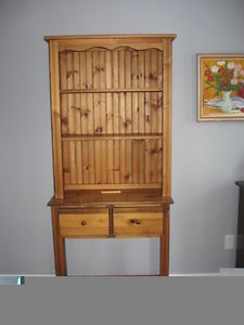 2 Piece Pine Cabinet Unit