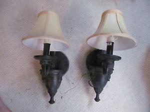 2 wall sconces