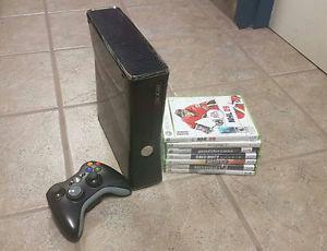 250 GB Xbox 360 with 7 games for sale