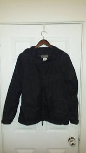 Black Columbia rain jacket