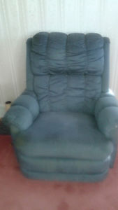 Blue Recliner-Moving Sale