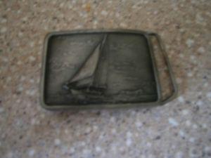 Buckle with sailboat