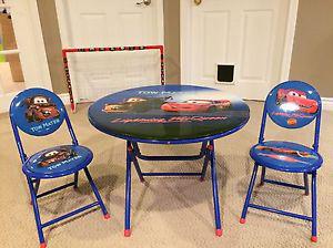 CARS table and chairs