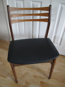 Danish Walnut Wood Side Accent Chair