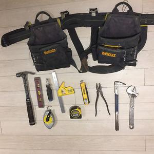 Dewalt toolbelt and tools