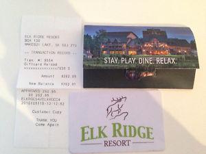 $ Elk ridge resort Gift card
