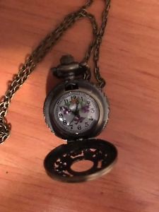 Hand painted pocket watch