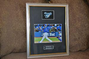 Jose Bautista photo in 8x10 frame *The Bat Flip*