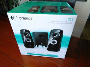Logitech z323 computer speakers 2.1 w/subwoofer