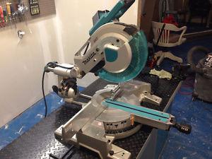 MAKITA 10-inch Dual Sliding Compound Miter Saw with Laser
