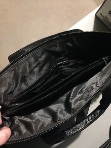 Men's bags black leather