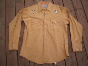 Mens sz XL cotton chamois shirt with duck pattern made in