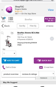 New Bowflex Xtreme SE & Mat