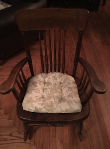Old antique rocking chair
