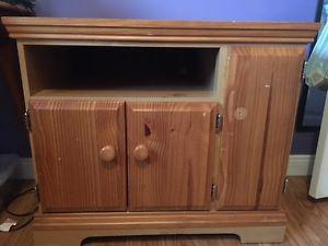 Pine TV stand/cabinet