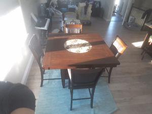 Pub Style Table plus 4 chairs