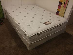 Queen sized bed with universal frame