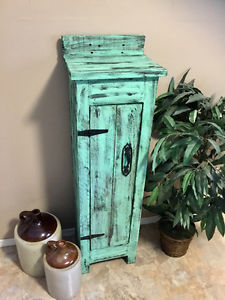 RUSTIC TWO TIER WOOD CABINET
