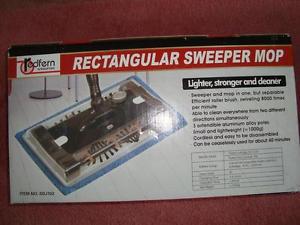 Rectangular Sweeper Mop, with rechargeable batteries