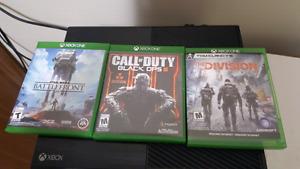 Selling Bo3, starwars battlefront, and the division for 100$
