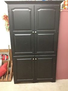 Solid wood armoire