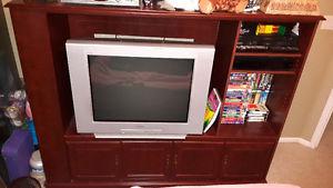 Sony 32" TV and Entertainment Stand